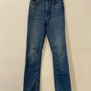 Mother Superior Women High Waisted Rider Skimp Jeans Size 24 Cowboys Don't Cry